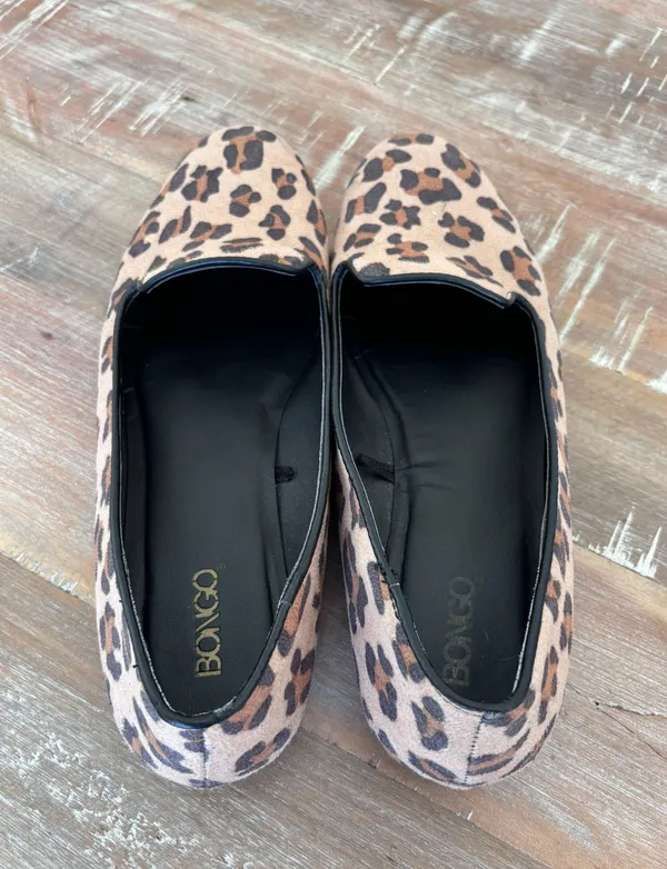 Bongo cheetah print flats - Image 3