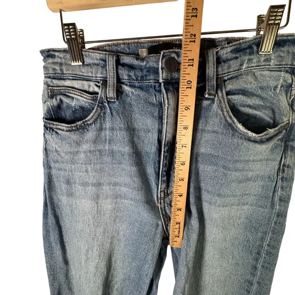 KUT from the Kloth Sienna Wide Leg Jeans Light Wash Denim High Rise‎ Size 2 Blue - Image 6