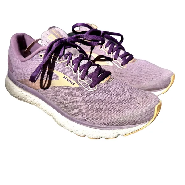 Brooks Glycerin 18 Running Shoes Athletic Lace Up Low Top Valerian Purple 9.5 - Image 2