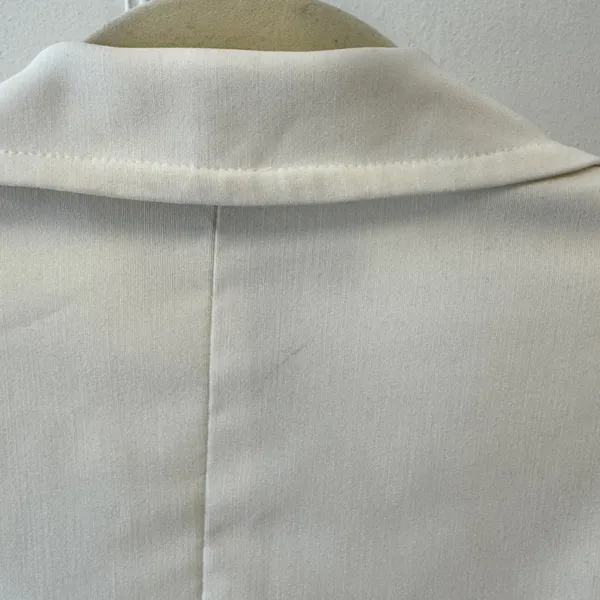 Rampage Clothing Company Cream Two Button Blazer Jacket Notched Lapel Size Med - Image 9