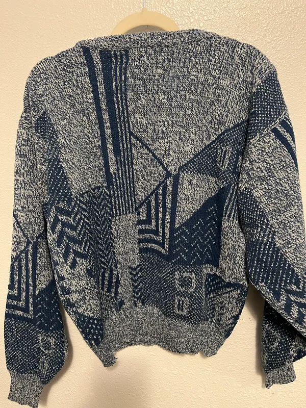 Vintage Sweater Blue - Image 2