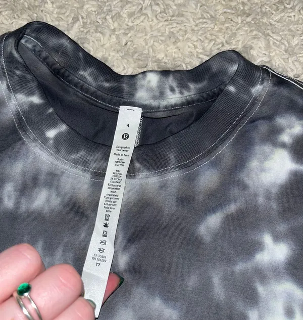 Lululemon Tie Dye All Yours T Shirt Size 4 - Image 3