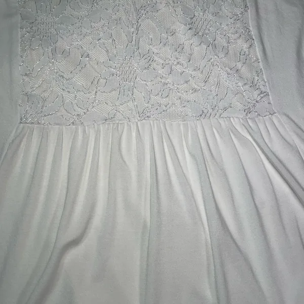 Torrid Super Soft V-neck lace pleated flowy sleeve stretch butter comfy T-shirt - Image 9