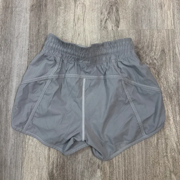 Lululemon Tracker Short V 4" Grey Athletic Running Shorts Size 4 - Image 3