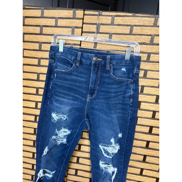 American Eagle Curvy Hi-Rise Jeggings Size 6‎ Short - Image 3