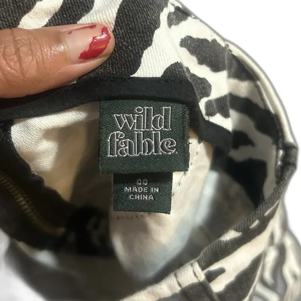 Zebra Print Mini Skirt - Image 5