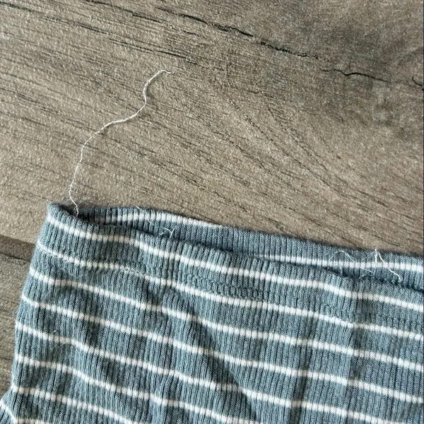 Garage Gray blue Striped Short Sleeve Tee - Image 5