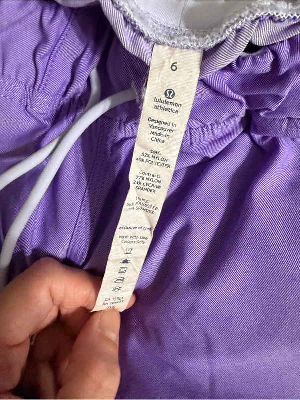 Lululemon Play All Day Short - Power Purple - Image 9