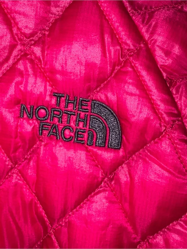 The‎ North Face Thermoball Eco Hooded Jacket Pink Quilted Puffer Women's Medium - Image 3