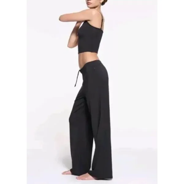 Skims Sleep Pant Plus Size 2X Black Onyx Sold Out NWT Loungewear Comfort Soft​ - Image 2