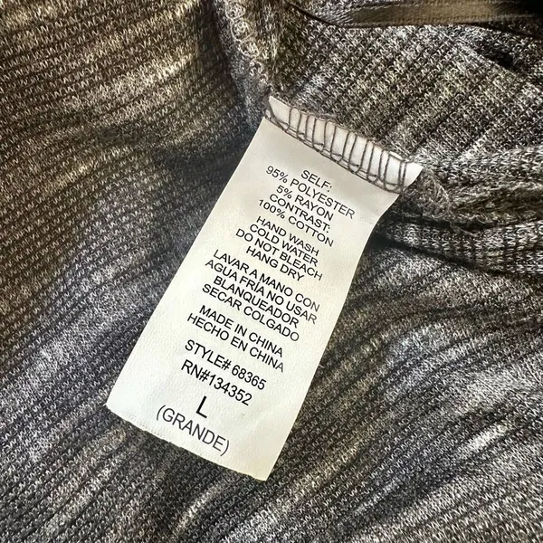 Ambiance long open cardigan Gray Size L - Image 5