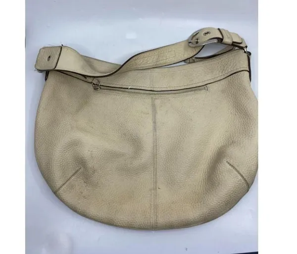 COACH Women's Large Tan Leather Shoulder Bag - Image 7