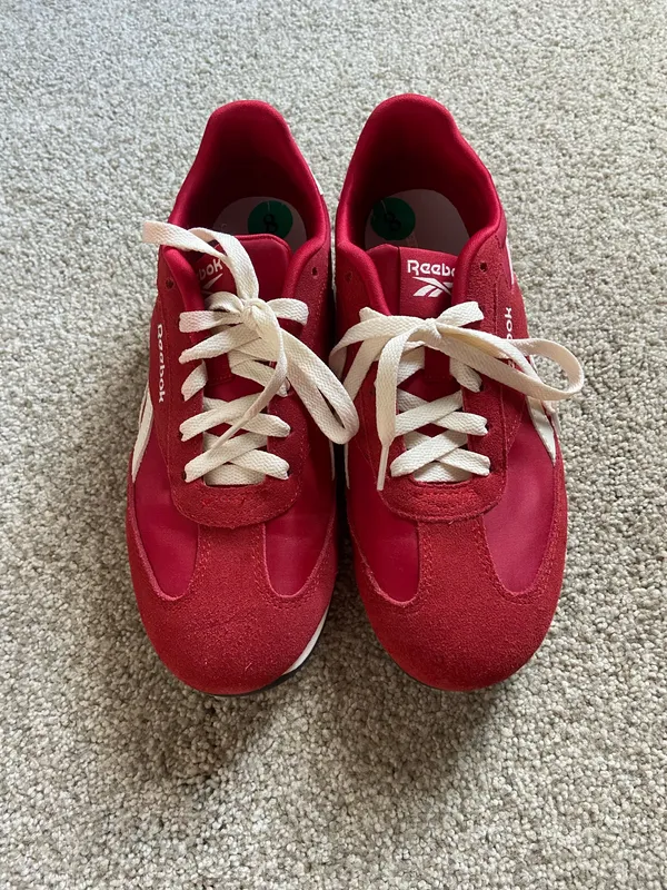 Red Reebok Sneakers - Image 2