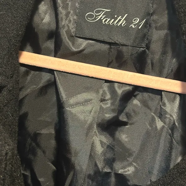Faith 21 double‎ breasted jacket size L Gold Size L - Image 4