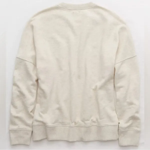 AERIE Naughty-ish Long Sleeve Pullover Crewneck Novelty Sweatshirt Size M - Image 14