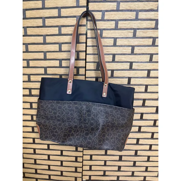 Calvin Klein Black And‎ Brown Tote Bag - Image 2