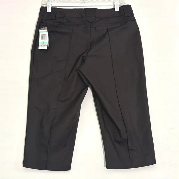 Retro Romance Womens Black Capri‎ Pants Cropped Trousers Size 8 04707BL899 - Image 2