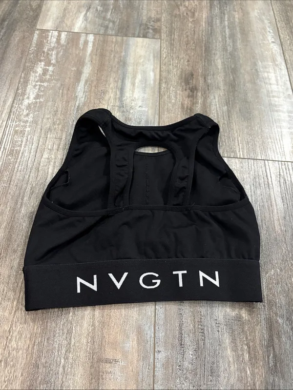 NVGTN Trilogy Black Sports Bra Small - Image 6