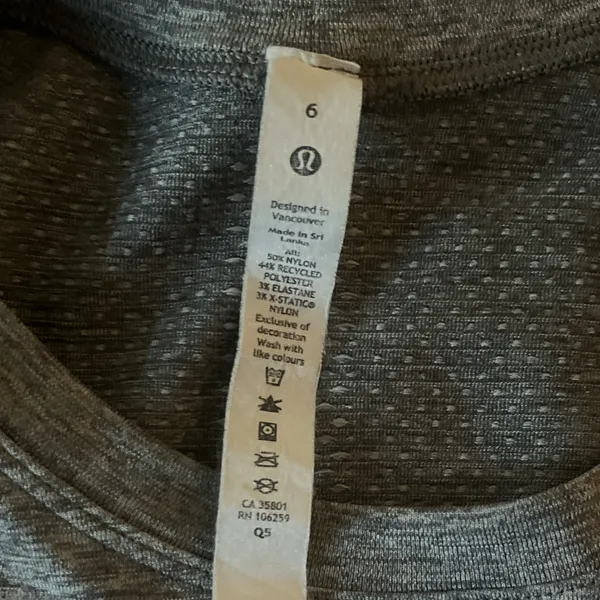 Lululemon Gray Swiftly Tech Short Sleeve - Image 3