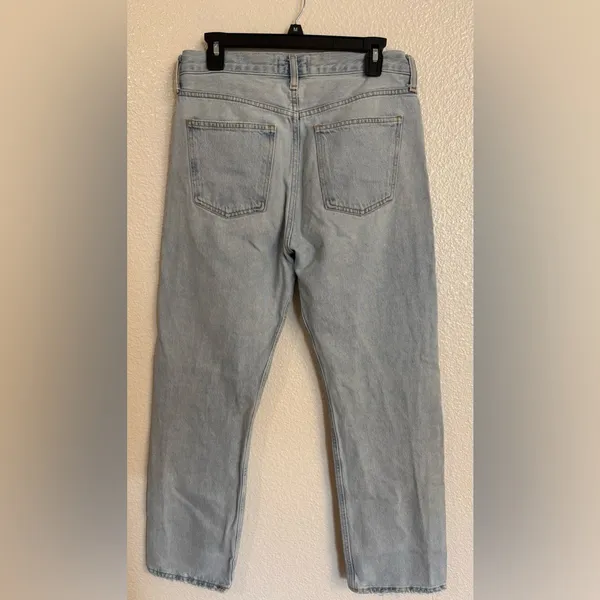 AGOLDE 100% Organic Cotton Mia Jeans in Scene - Image 4