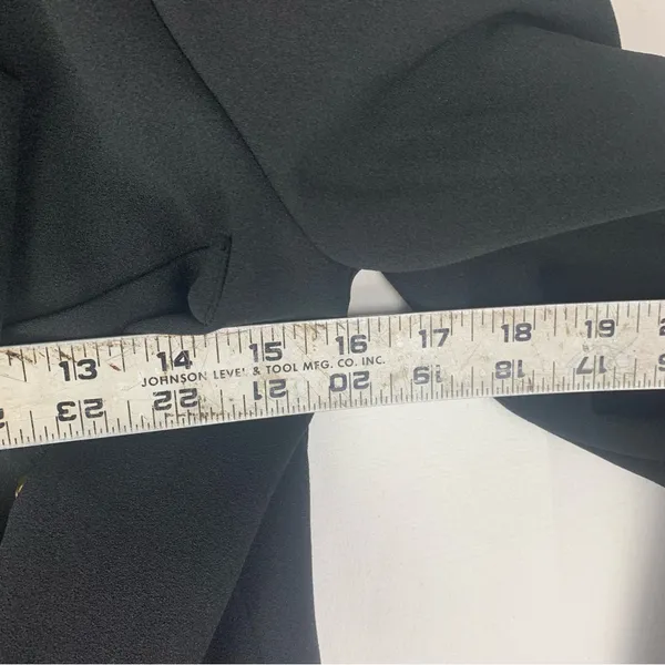 Aqua size small Black Blazer suit jacket women's Gold Buttons business professio - Image 8