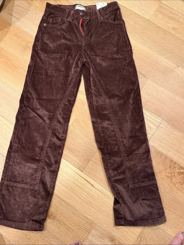 We The Free Risk‎ Taker Cord Straight Leg in Chocolate Truffle 26 - Image 2