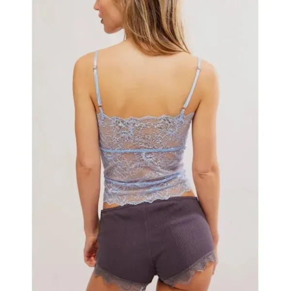 FREE PEOPLE NWT Lacey Essential Cami / Kentucky Blue - M - Image 3