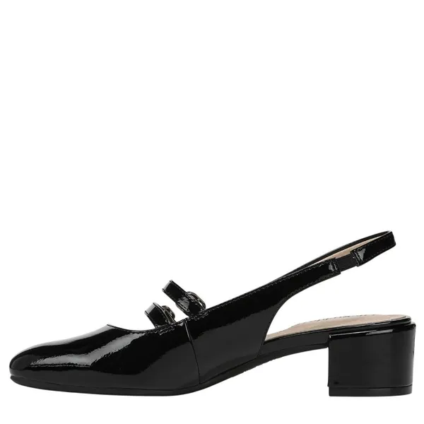 NWT Lifestride Womens Beatrice Pumps Slingback J3764S2 Black Patent 7.5M - Image 9