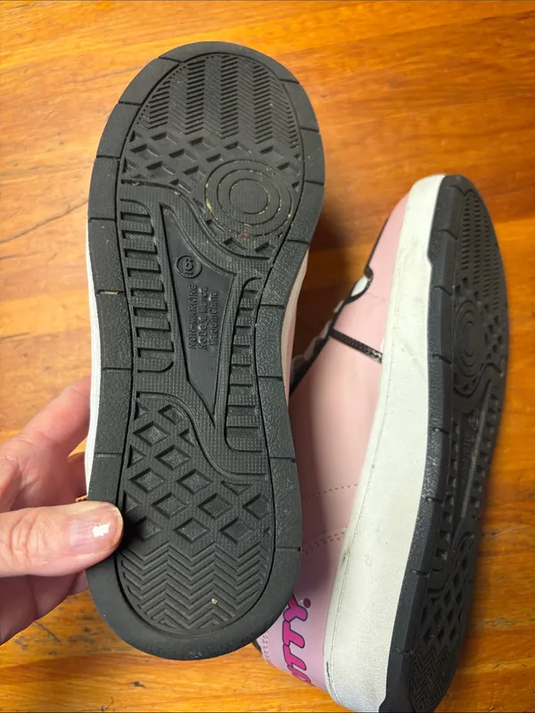 Hello Kitty Pink, White and Black Women's Low-Top Sneakers - Image 4