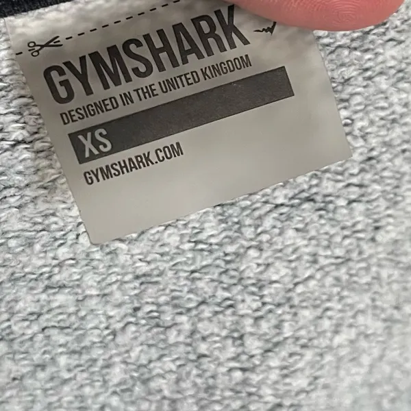 Gymshark • Charcoal Grey Women's Raw Hem Cropped Sweatshirt - Image 5