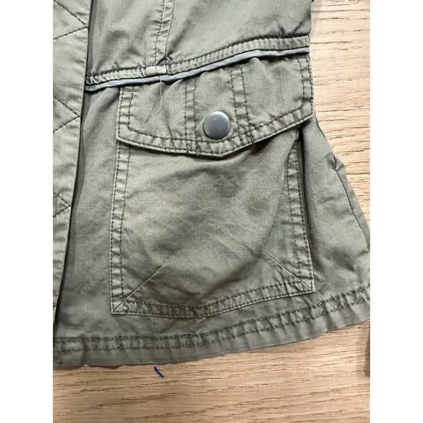 Free People 1970 Regimental Military Jacket‎ - Olive Green Utility - Size 6 - Image 3