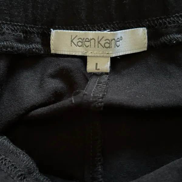 Karen Kane Vintage Black Purple Skirt Sz L - Image 2
