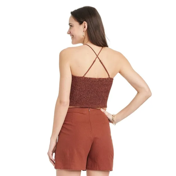 NWT A New Day Womens Apron Tank Top 89948001 Brown XL - Image 2