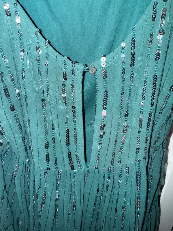 Altar'd State Green Dress Sparkly  - Image 2