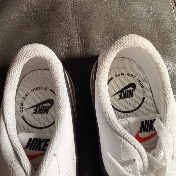 Nike Court Legacy Sneakers White Tan Low Top Casual Everyday Women's 8 or 6.5Y - Image 10