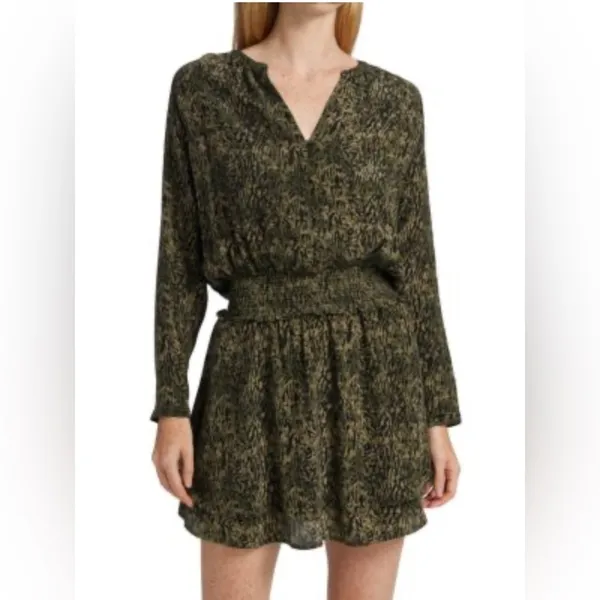 Rails Olive Long Sleeve Dress - Image 3