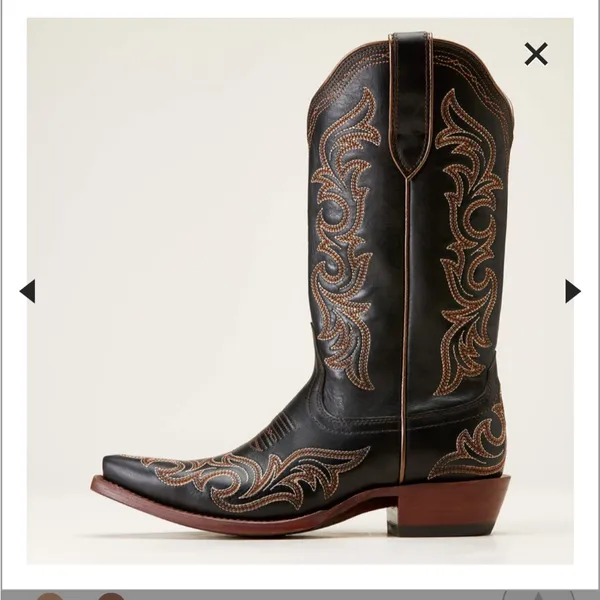 Ariat Hazen Ancient Black Western Boots - Image 6