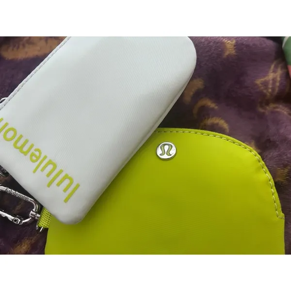 Lululemon Dual Pouch Wristlet & Clippable Card Pouch OS Green Teal NEW NWT - Image 5