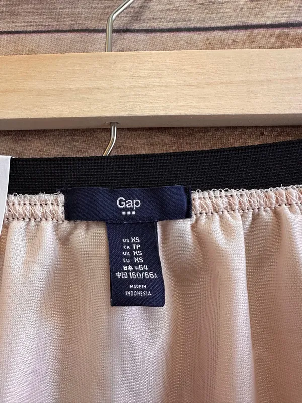 Gap Skirt Women’s Size XS Blush Pink Peach Floral Mini Pull On NWT - Image 3