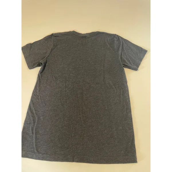 Texas True Threads Lucky Graphic Tee Size M Charcoal Gray Made in USA - Image 5