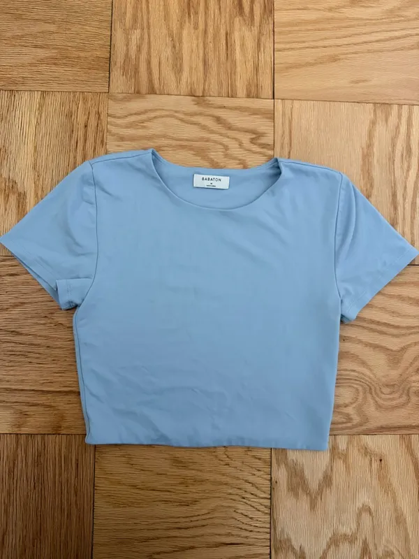 Aritzia Babaton Contour Crew Cropped T-Shirt - Image 2