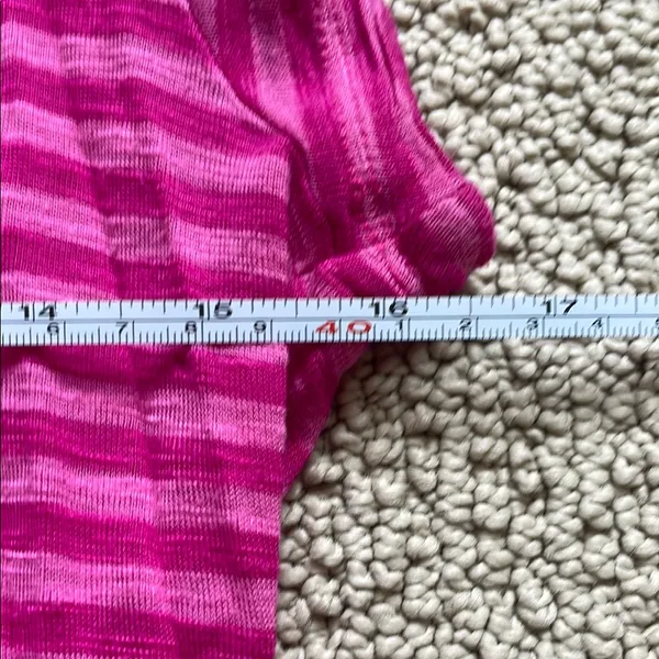 Planet Gold Pink Striped Short Sleeve Tee - Image 4