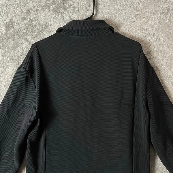 Varley Fulham Longline Ribbed Pullover Sweater Black Size‎ XS Athleisure - Image 4