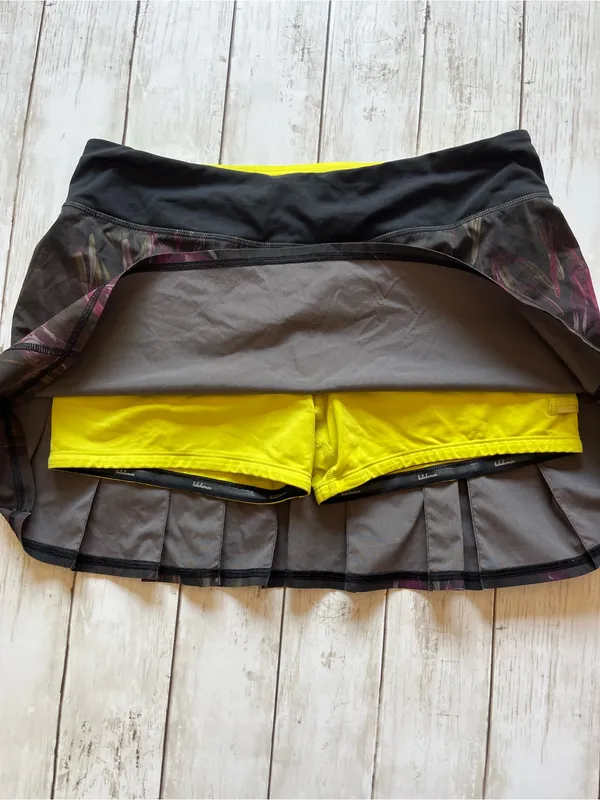 Lululemon Run Midnight Iris Pace Setter Skirt RARE Size 8 Tall - Image 12
