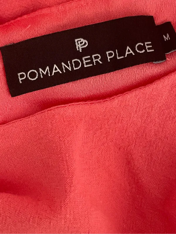 Tuckernuck Pomander Place Blossom Pink Wimberly Dress Preppy 100% Cotton Medium - Image 4