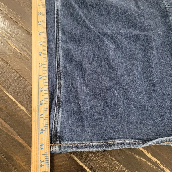 American Eagle Super High Rise Distressed Baggy Wide Leg Jeans Womens 14 Long - Image 6