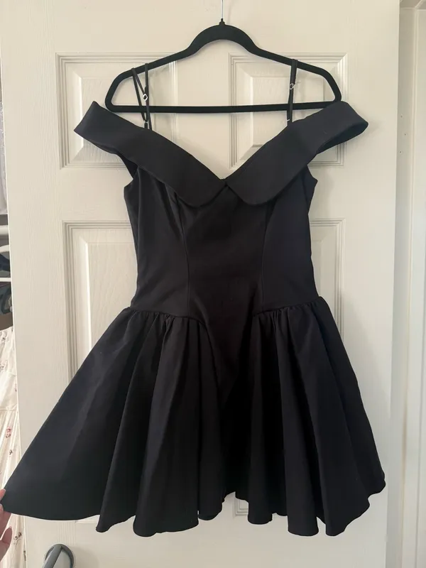 House of CB Elida Black Off Shoulder Mini Dress - Image 6