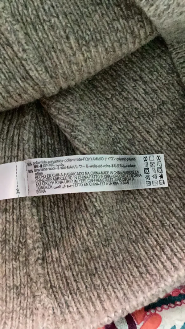 NWT Zara Wool Blend Tan Mini Skirt Medium - Image 5