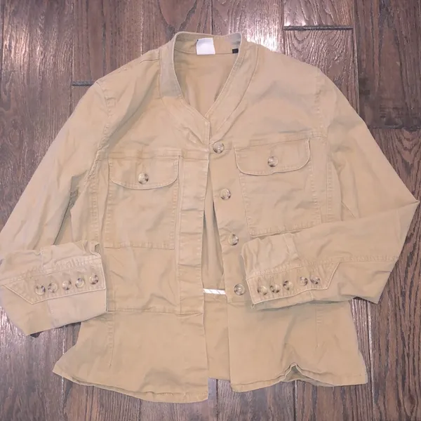 Cabi tan utility jacket size large - Image 2