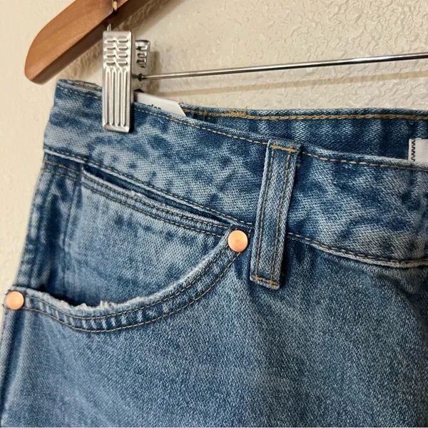 Wrangler Wild West 603 High Rise Straight Ripped Knee Jeans NEW 29 x 28 - Image 4